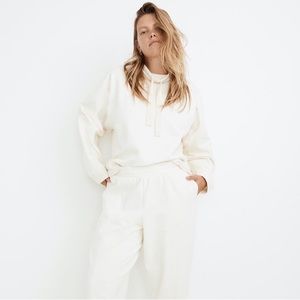 Madewell MWL Ribbed Funnelneck Sweatshirt